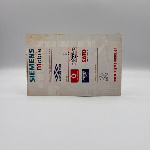Olympiakos Parma Fiesta 2002 ticket used