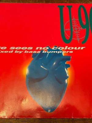 U 96 Love Sees No Colour 12" maxi single used, electronic