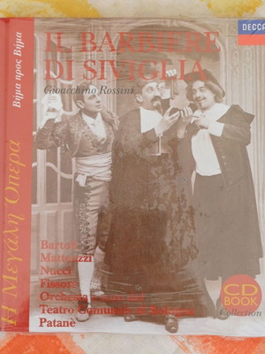 Il Barbiere di Siviglia CD-Book new, classical opera by Gioachino Rossini