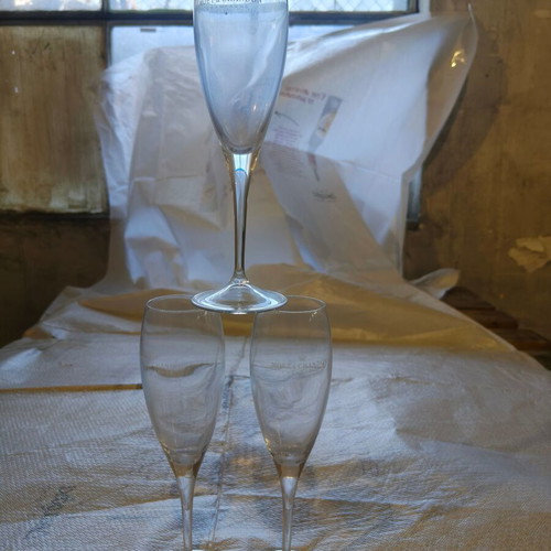 Moët & Chandon Imperial Flute Champagne Glasses set of 6 new, vintage