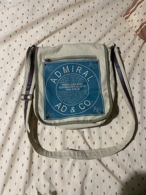 Admiral vintage cross bag, beige