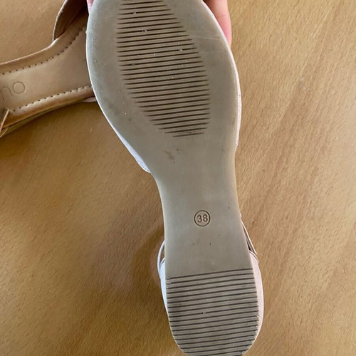 Bueno Shoes ballerinas size 38.5 like new, pink and gold