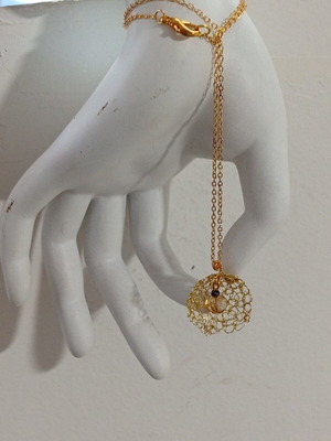 Handmade jewelry wire or knitted