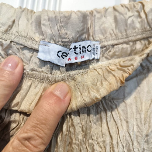 Skirt Celestino new, silk nude color, size M
