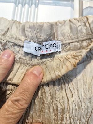Skirt Celestino new, silk nude color, size M