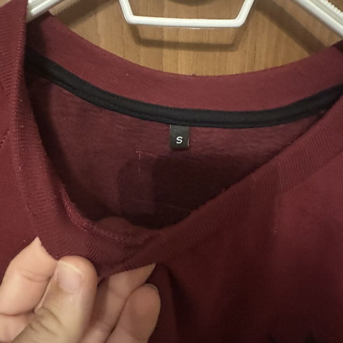 Crossover men's sweatshirt like new, burgundy, size S