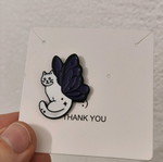 Butterfly Cat Pin like new