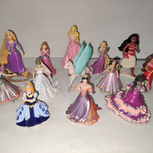 Disney & Papo figures pack of 13, like new