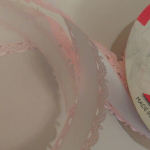 Pizzo Mousse decorative lace used, pink, food safe