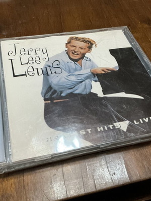 Jerry Lee Lewis Greatest Hits Live CD σαν καινούργιο, pop