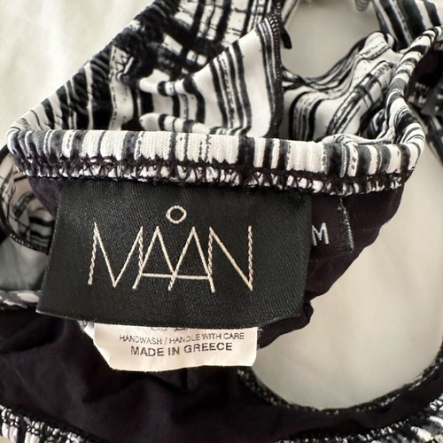 MAAN bikini size M like new, black and white