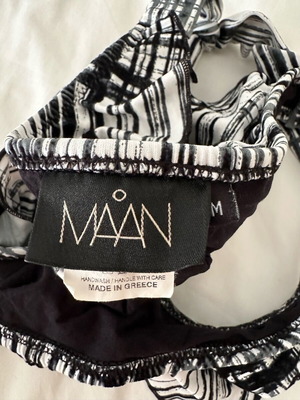 MAAN bikini size M like new, black and white