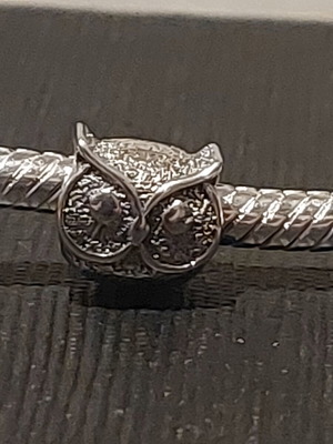 Charm Mini Owl A.L.E. silver new