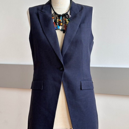 Jean Paul Vivienne Waistcoat like new, dark blue, size M