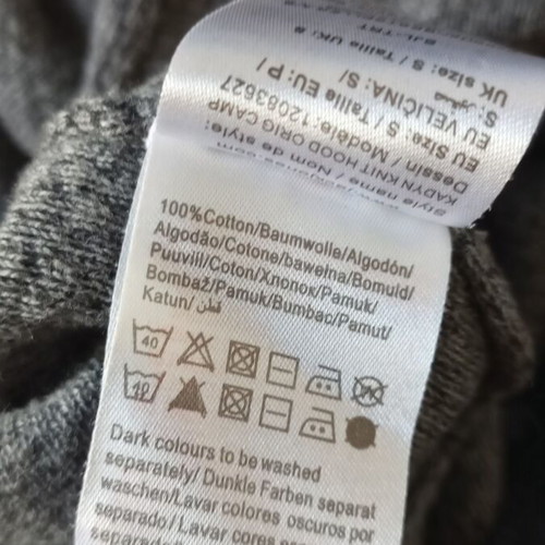 Jack & Jones sweatshirt Small like new, black and grey, 100% cotton