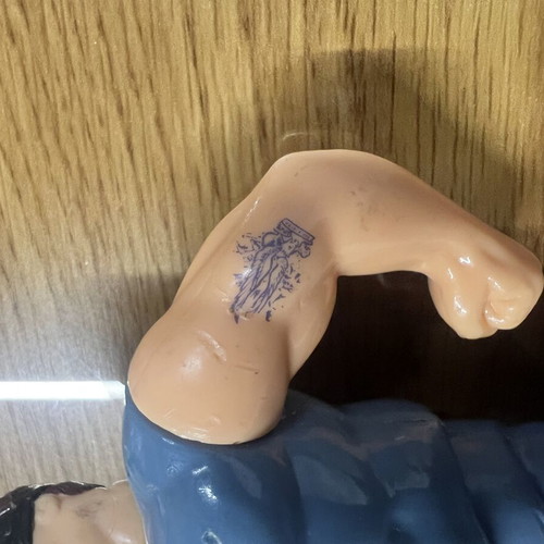 WWF Repo Man figure like new with custom paint