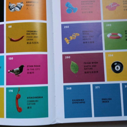 Chinese dictionary like new, learning book Greek-English