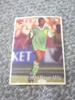 Roger Milla Cameroon Rose Football collectible sticker new