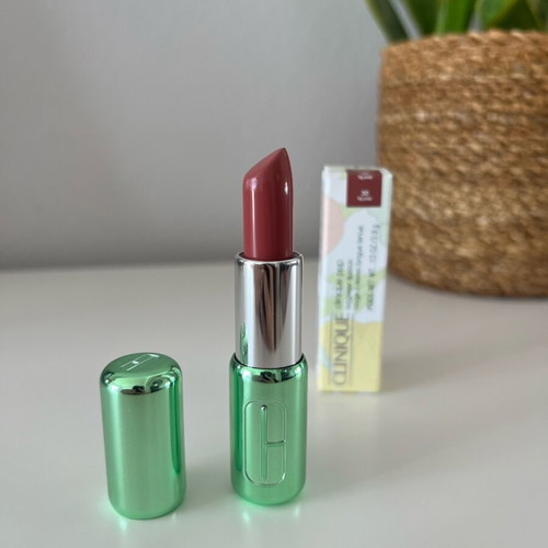 Clinique Pop Shine Longwear lipstick like new, shade fig Pop