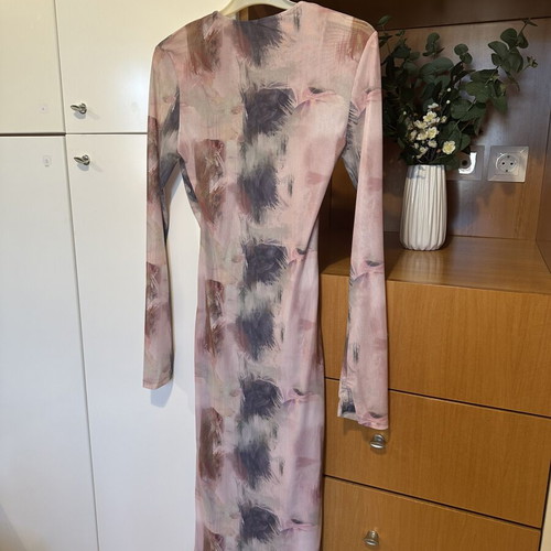 Shein dress, pink multicolor, size S