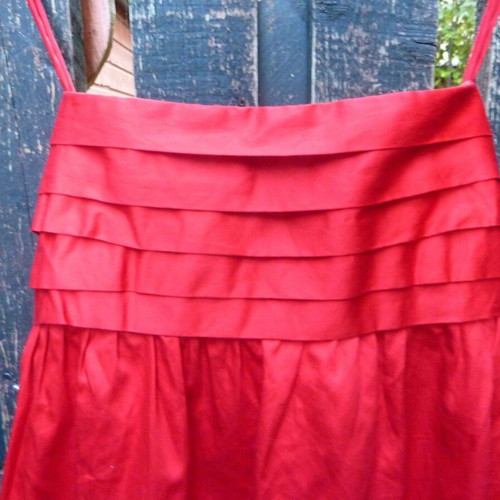French Connection cocktail party dress used, red, size M