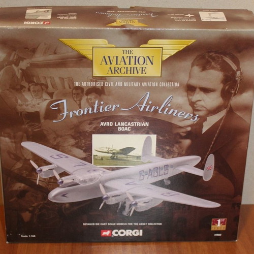 Corgi 47402 Avro Lancastrian BOAC model like new, scale 1:144