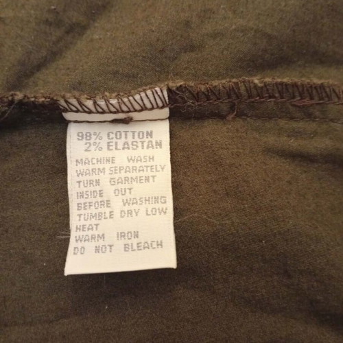 Sarah Lawrence shirt khaki size L like new