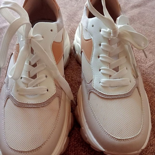 Renato Garini Sneakers No 39 like new, beige and orange