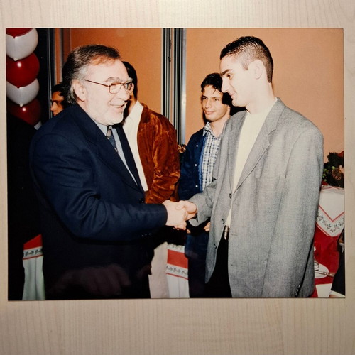 Συλλεκτική φωτογραφία πρακτορείου Κόκκαλης - Ελευθερόπουλος (Ολυμπιακός) σαν καινούργιο