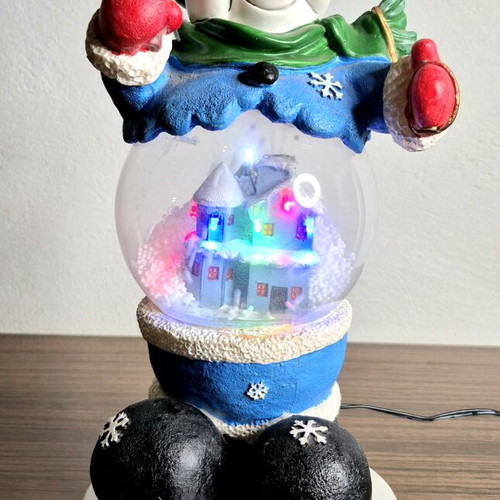 Christmas snowman figure like new with LED lighting