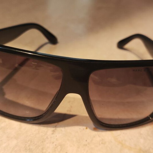 Marc Jacobs sunglasses used, black with minor scratches