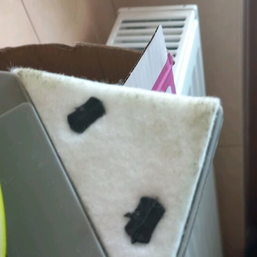 Magnetic glass cleaner used with 3 replacement pads