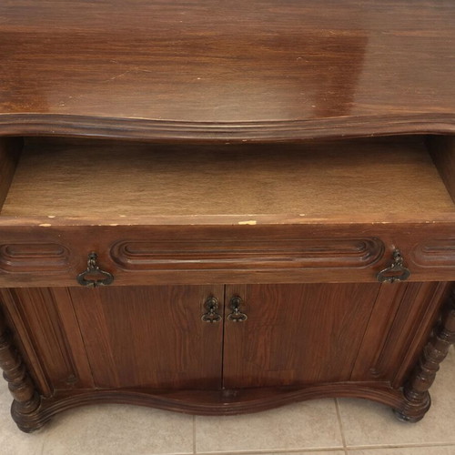 Classic style entrance furniture set with mirror and coat rack