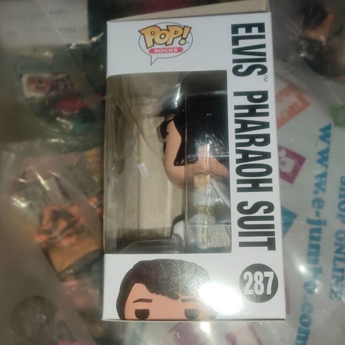 Funko Pop Rocks Elvis Presley Pharaoh Suit #287 Amazon Exclusive new