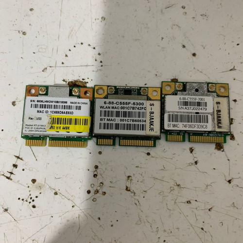 Realtek RTL8188CE miniPCI WLAN BT half used, pack of 2