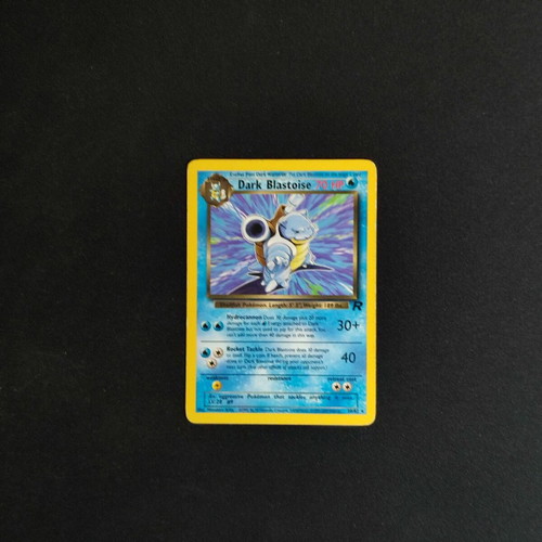 Pokemon TCG Team Rocket Dark Blastoise Rare card #20 used