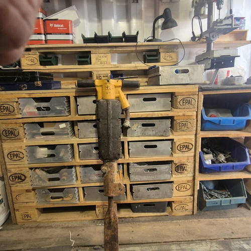 Atlas Copco air hammer used, pneumatic handheld breaker