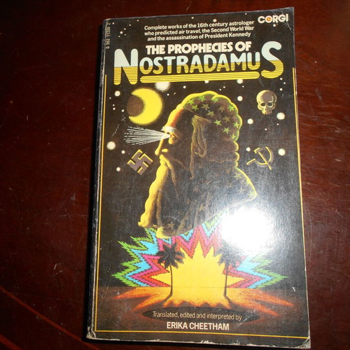 Nostradamus Prophecies book used, English text, 1979 edition, 432 pages