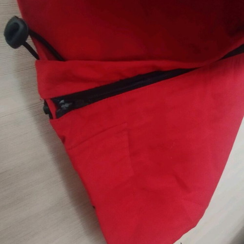 Pants and shorts like new, red, size XL with elastic waist