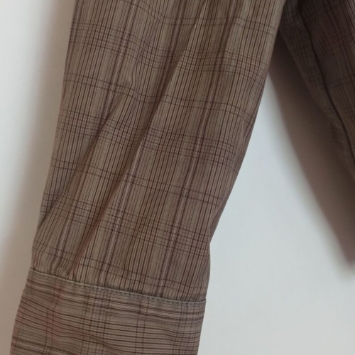 Mango lightweight jacket Large with hood and check pattern like new