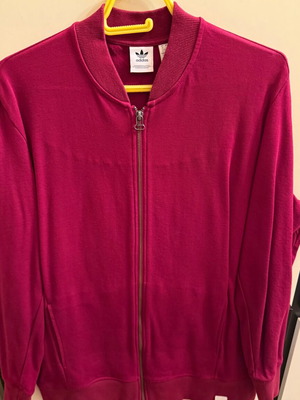 Adidas women's jacket like new, size 16, red