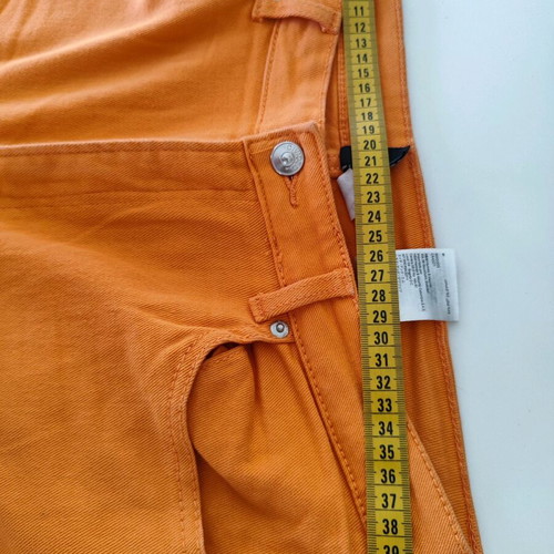 H&M Women's Elastic Jeans size 42 like new, orange
