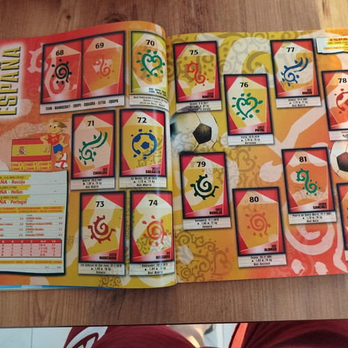 Euro 2004 Sticker Album used