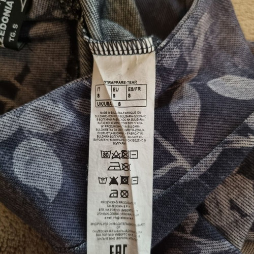 Calzedonia floral push up leggings size S like new, grey