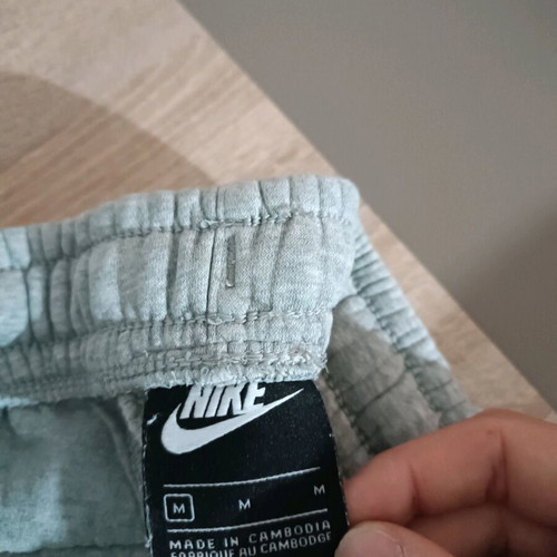 Nike fleece pants size M like new, gray