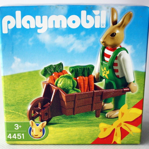 Playmobil 4451 Easter Bunny With Cart And Vegetables new