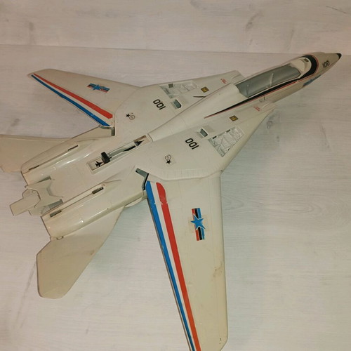 Gi Joe 1983 Skystriker used with missing parts and wear for repair or spare parts
