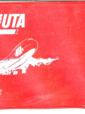 UTA Union de Transport Aeriens Plastic Ticket Jacket new