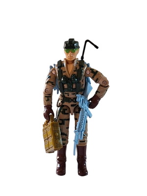 G.I.Joe Recoil figure used with accessories vintage collectible