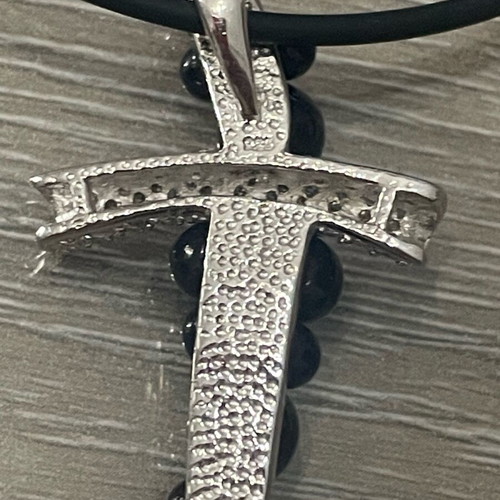 Stavros necklace silver 925 with semi-precious stones used